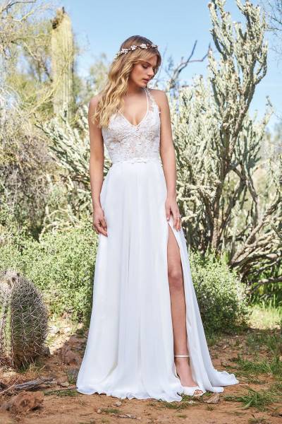 robe de mariée fente sexy glamour sur Marseille 