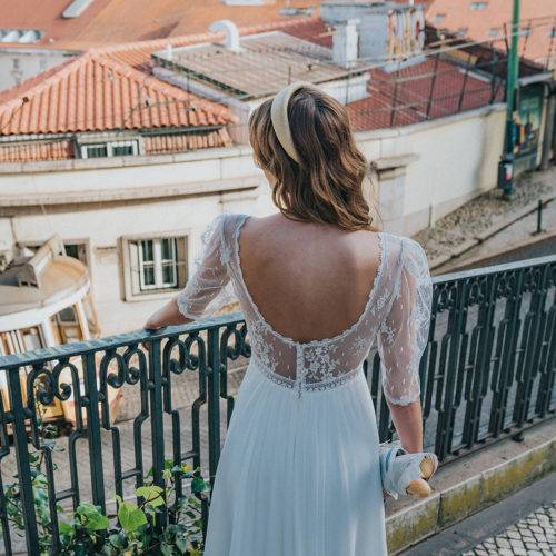 robe de mariée courte pour mariage civil sur marseille