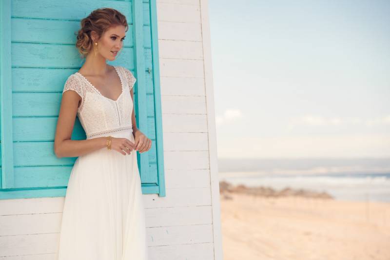 robe de mariée bohème Rembo Styling Marseille mariage bobo